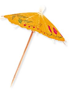 144 Stk Parasoll Cocktailpinner 10 cm - Partypakke