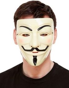 Guy Fawkes - V for Vendetta / Anonymous Maske