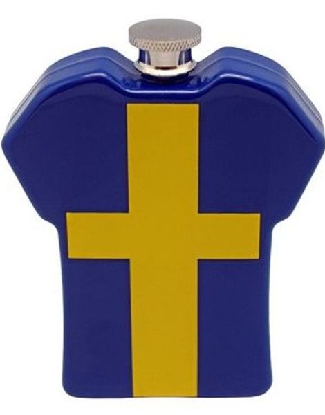 T-Skjorte med Svenske Flagget - Lommelerke