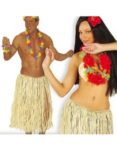 Langt Hawaii Skjørt