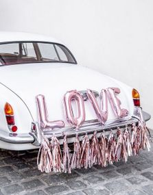 Rosegullfarget DIY Bildekorasjonssett