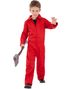 Rød Jumpsuit Kostyme til Barn
