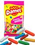 1 kg Damel Liquorice Comfits/Torpedoes - Fargerik Lakris med Hardt Skall