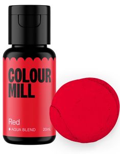 Colour Mill Rød Vannbasert Matfarge - 20ml