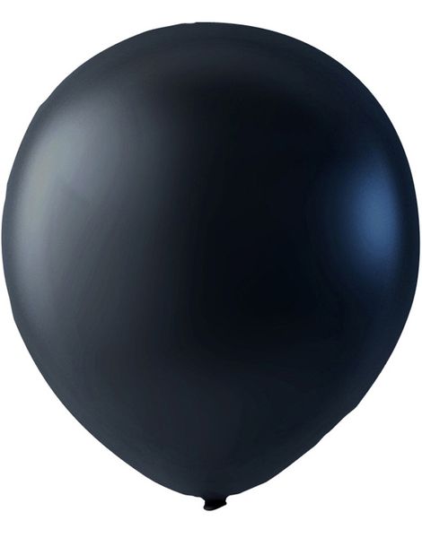 100 stk 13 cm - MEGAPACK - Svart Metallic Små Ballonger