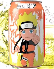 Naruto Orange Soda - Brus med Appelsinsmak 330 ml (Polen)