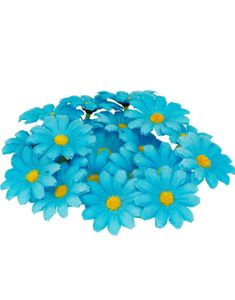 20 stk Blå Dekorasjonsblomster