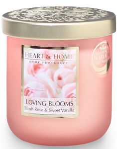 Heart & Home Loving Blooms - Lite Duftlys i Glass
