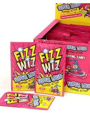 50 stk Fizz Wiz Popping Candy med Kirsebær Smak 245 gram