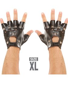 Store Skinnimiterte Hansker med Nagler XL