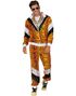 80-talls Grilldress med Tigermotiv til Voksen