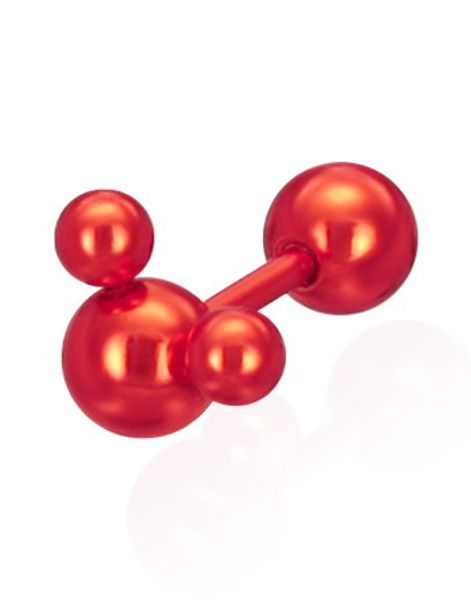 Mickey Mouse Inspired - Red Fake Piercing