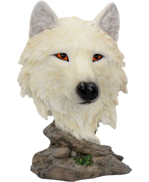 Snow Searcher - Hvit Ulv Figur 16 cm