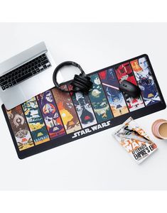 Stor Lisensiert Star Wars Skrivebordsmatte/Musematte 30x80 cm