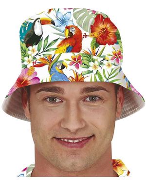 Bucket Hat / Bøttehatt med Hawaii Motiv