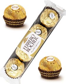 4 pack Ferrero Rocher Sjokoladekonfekt 50g