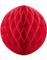Rød Honeycomb Ball VELG STØRRELSE 10-40 cm
