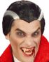 Vampyr Parykk - Svart med Hvite striper