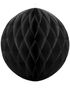 Svart Honeycomb Ball VELG STØRRELSE 10-40 cm