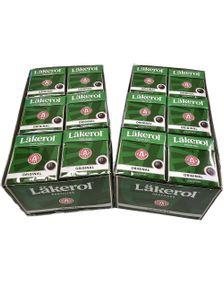 48 stk Läkerol Original Sugarfree / Sukkerfrie Pastiller med Lakrissmak - Hel Eske 1200 gram