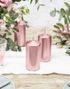 Metallisk Rose Gullfarget Kuleformet Stearinlys 6 cm