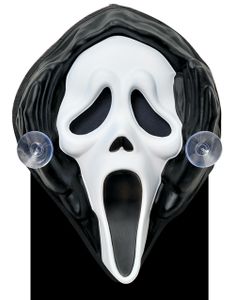 Ghost Face - Vindusdekorasjon med Lysende Øyne