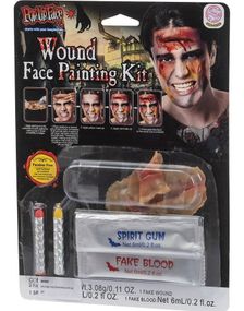 Wound Face Painting Kit - Sår til Ansikt (Spesial Effekt)