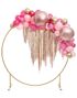 1 stk 60 cm - Rund Glossy Rose Gullfarget Ballong
