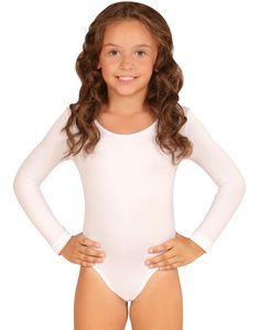 Hvit Body med Lange Ermer til Barn
