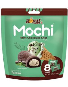 1761523200_1Royal Family Mochi Mint Chocolate Chip - Mochi med Mintsjokolade 120 gram (Taiwan)