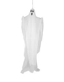 Hengende Spøkelse Dekorasjon med Lysende Øyne - 215 cm 