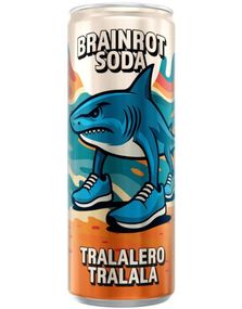 1825459200_1Brainrot Soda - Tralalero Tralala - Sukkerfri Brus med Sitron og Limesmak 250 ml
