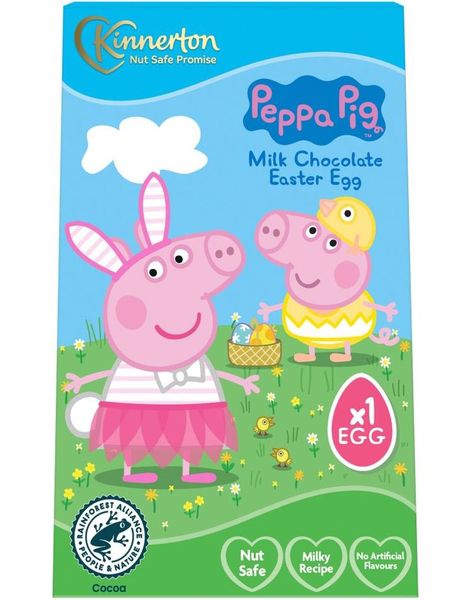 Kinnerton Peppa Pig Sjokoladeegg 50 gram