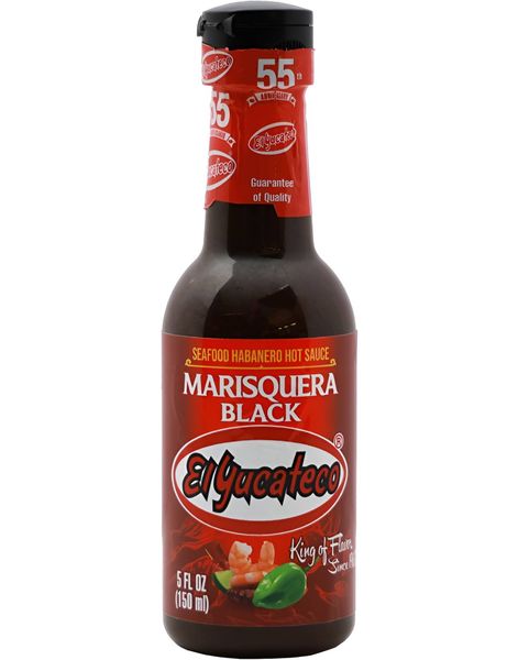 El Yucateco Marisquera Black Hot Sauce - Medium Sterk Umami Chilisaus 150 ml (Mexico)