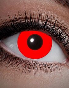 1872288000_1All Red - Rød UV/Blacklight Crazylinser