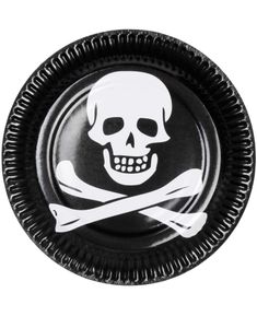 6 stk Papptallerkener 23 cm - Pirates of the Seven Seas