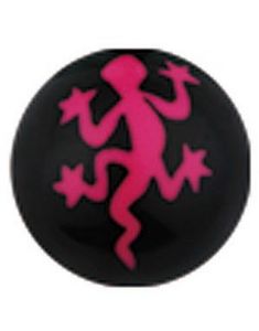 Salamander - Sort/Rosa Akrylkule