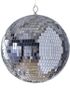 Stor Sølvfarget Discokule 30 cm