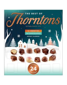 Stor The Best of Thorntons Luksuriøs-Sjokolade Adventskalender 253 gram