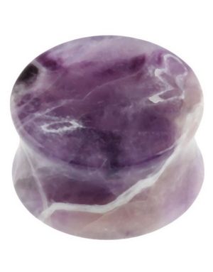 Magic Purple Stone - Organisk Piercing Plugg