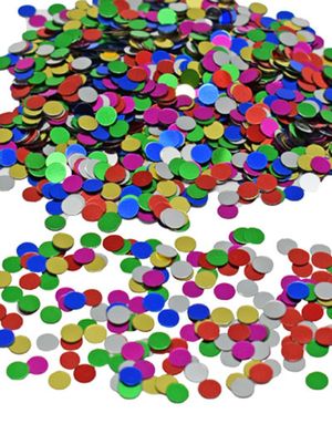 Fargerike Dots Bordkonfetti