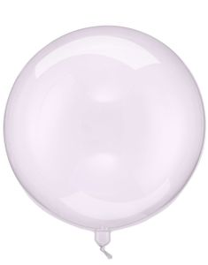 Rosa Gjennomsiktig Ballongkule 40 cm