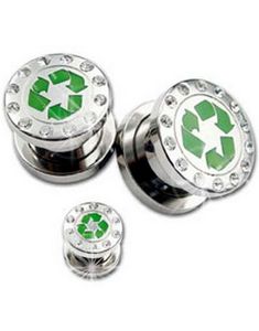 Gjenvinning - Piercing Plugg