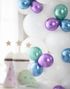 50 stk Glossy Lilla Ballonger 12 cm