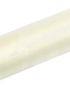 LYS KREMFARGET Gjennomsiktig Organzaløper 16 cm x 9 meter