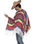 Flerfarget Meksikaner Poncho