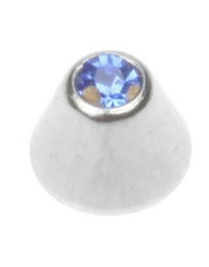 Pointing Blue - 3 mm Stålkule