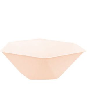 6 stk Vert Decor Sekskantede Aprikosfargede Pappskåler 16 cm - Miljøvennlige