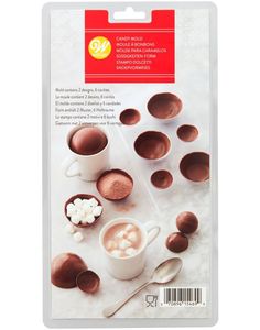 Wilton - Kakao-bombe Sjokoladeform - 2 Deler