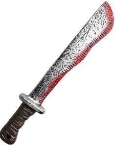 Slitt Blodig Machete Kostymevåpen Ca. 43 cm